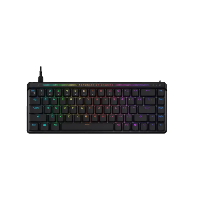 ASUS ROG Falchion Ace HFX 65% Compact Gaming Keyboard, Magnetic Switches,  Interactive Touch Panel, Dual USB-C Ports