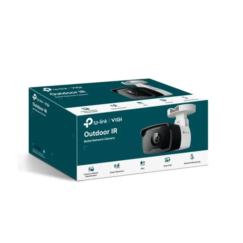 TP-Link VIGI 4MP C340I(4mm) Outdoor IR Bullet Network Camera, 4mm Lens, Smart Detection, 3YW
