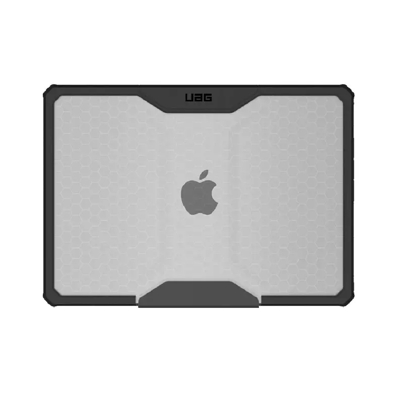UAG Plyo Apple MacBook Air (13') (M2/M3) Rugged Case - Ice/Black (134007114340), DROP  Military Standard, Armor Shell, 1 Year  Warranty