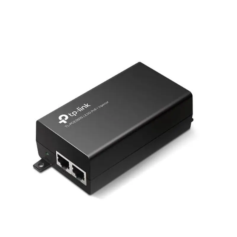 TP-Link TL-POE260S 2.5G PoE  Injector, 1 2.5G PoE Port, 1 2.5G Non-PoE Port, Data and Power Carried over The Same Cable Up to 100 Meters, Pocket Siz