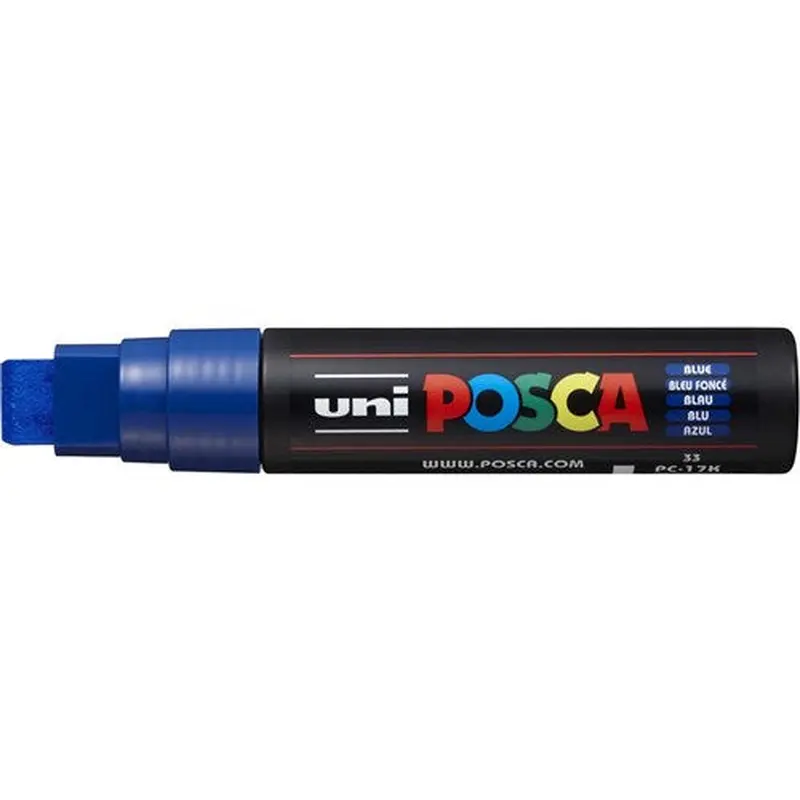 Uni Posca Paint Marker PC-17K Extra Broad 15mm Tip Blue
