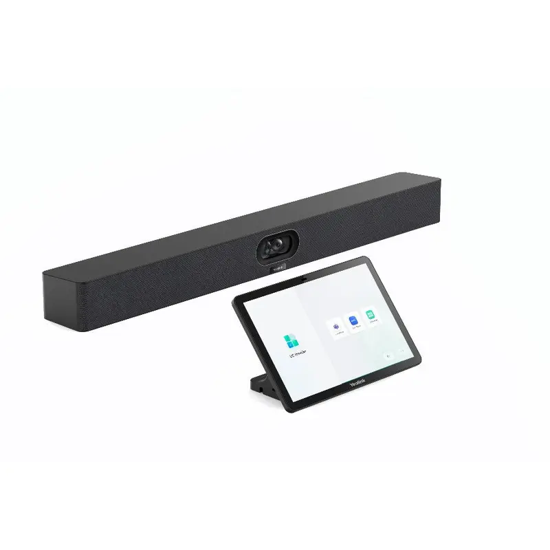 Yealink MeetingBar A40 Microsoft Teams and Zoom Rooms on Android, Small to Medium Room, CTP25 Touch Console with Sharing and BYOD (NO WIRELESS BYOD)