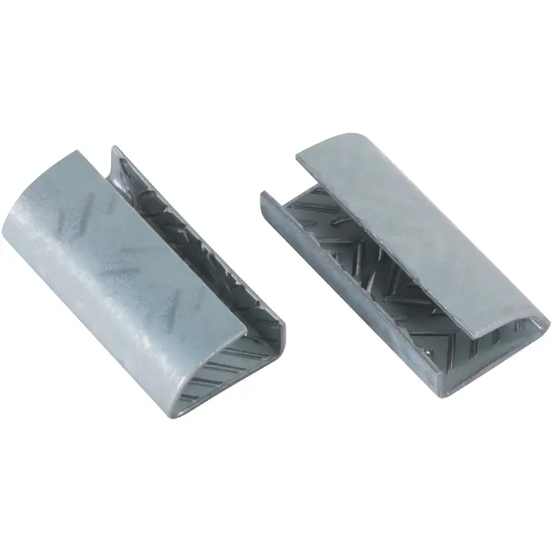 1/2" Serrated Open/Snap On Polyester Strapping Seals (PSS12OPEN) Case Of 1000