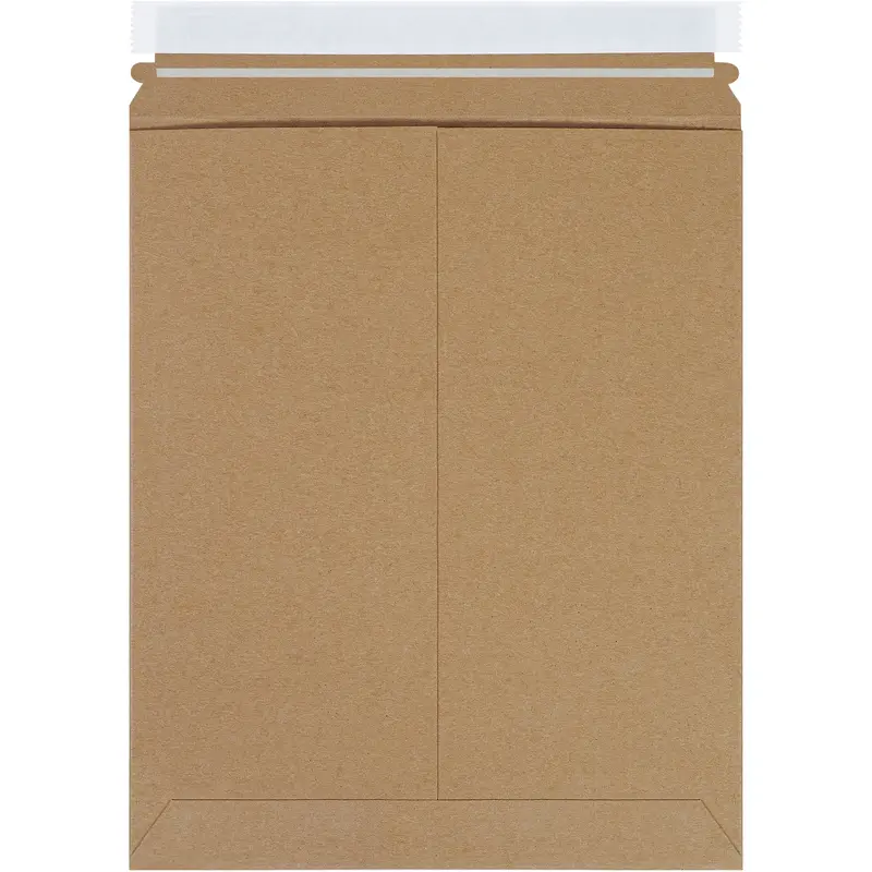 11 x 13 1/2" Kraft Self-Seal Stayflats Plus Mailers (RM3K) Case Of 100