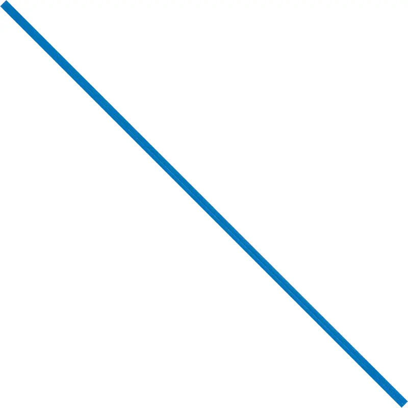 10 x 5/32" Blue Paper Twist Ties (PBT10B) Case Of 2000