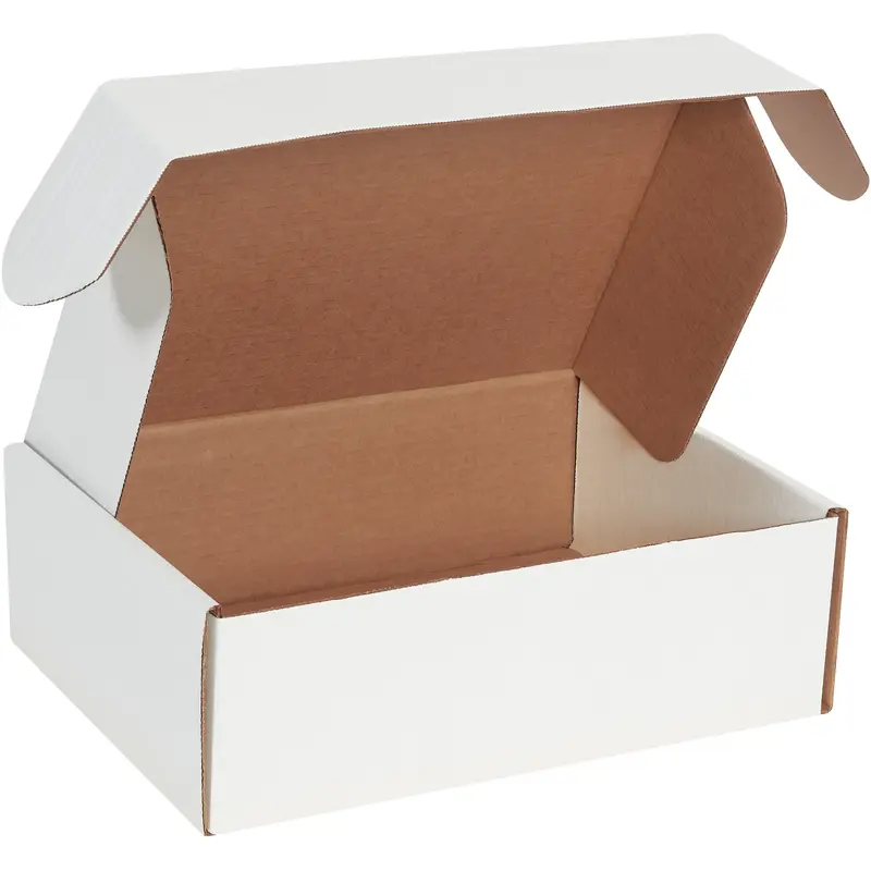 12 1/8 x 9 1/4 x 4" White Deluxe Literature Mailers (MFL1294) Bundle Of 50