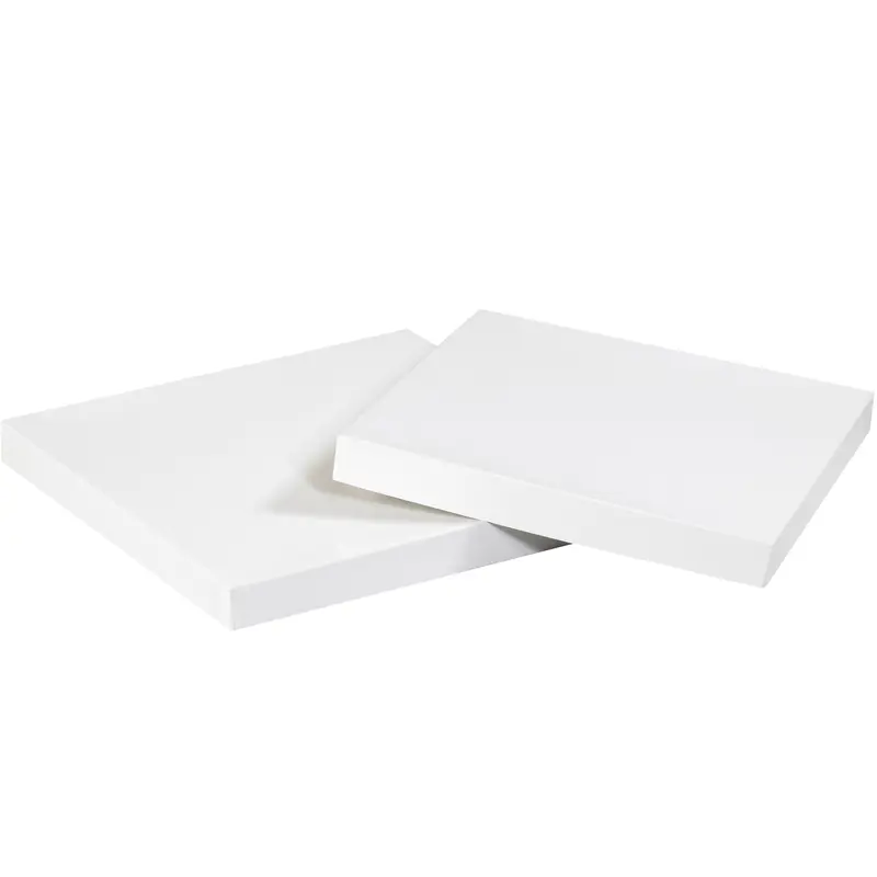 14 x 14" White Deluxe Gift Box Lids (DGBL1414W) Case Of 50
