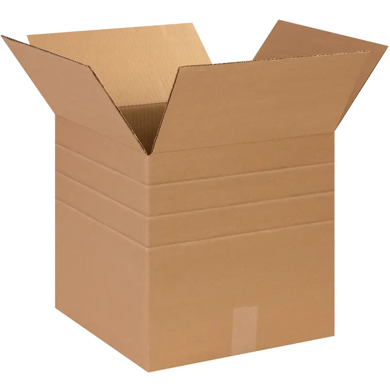 14 x 14 x 14" Multi-Depth Corrugated Boxes (MD141414) Bundle Of 25