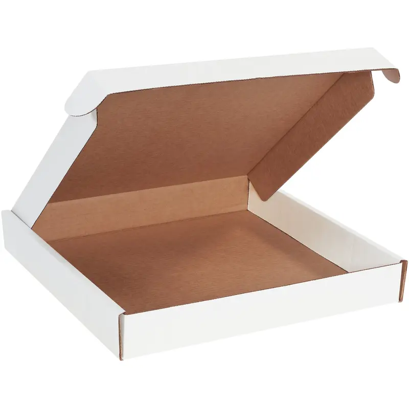 14 x 14 x 2" White Deluxe Literature Mailers (MFL14142) Bundle Of 50