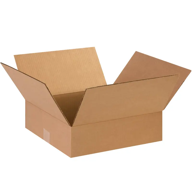 14 x 14 x 3" Flat Corrugated Boxes (14143) Bundle Of 25