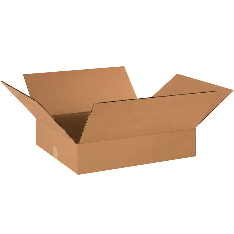 18 x 16 x 4" Flat Corrugated Boxes (18164) Bundle Of 25
