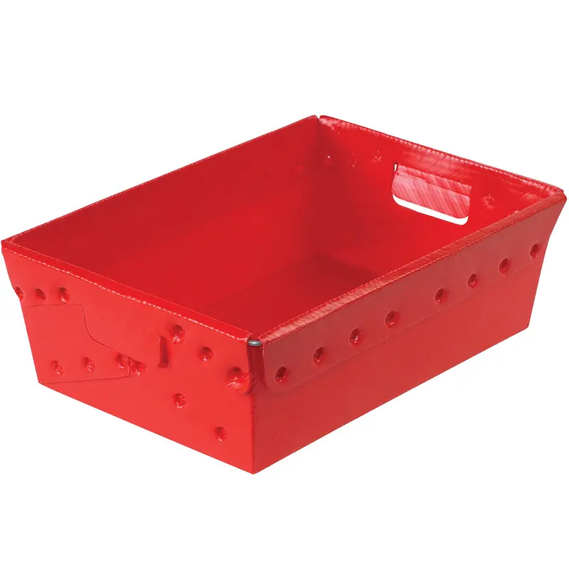 18 x 13 x 6" Red Space Age Totes (BINS183) Case Of 6