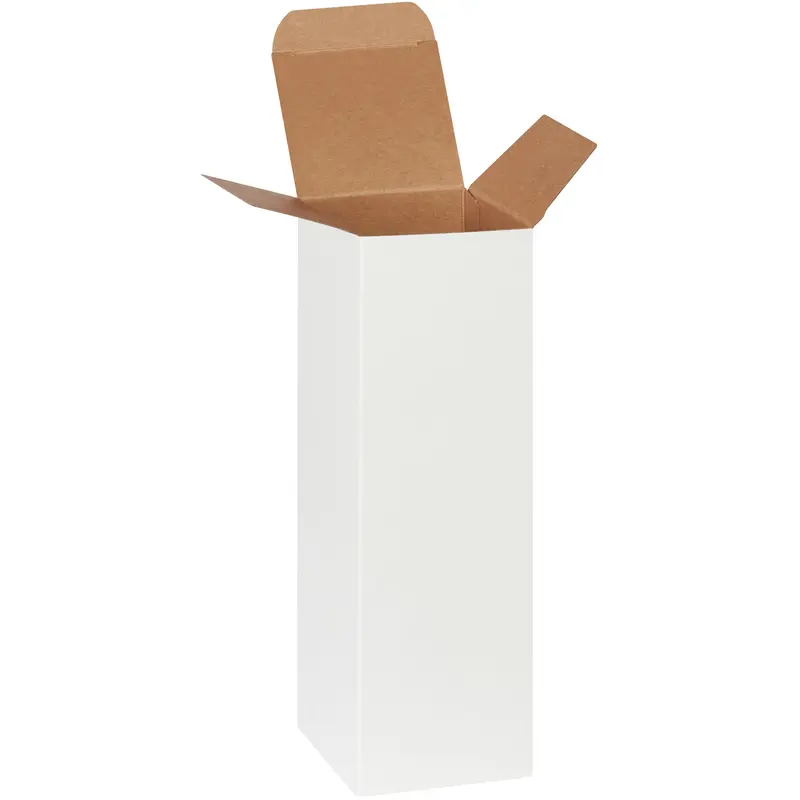 3 x 3 x 10" White Reverse Tuck Folding Cartons (RTS24W) Case Of 250