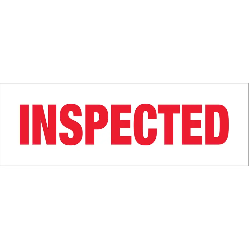 3" x 110 yds. - "Inspected" Tape Logic Messaged Carton Sealing Tape (T905P14) Case Of 24