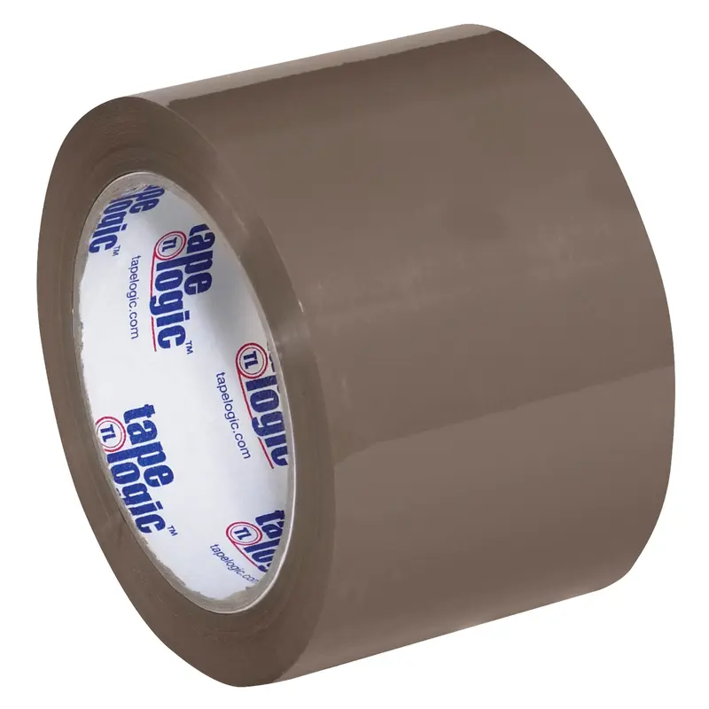 3" x 110 yds. Tan TAPE LOGIC #600 Hot Melt Tape (T905600T) Case Of 24