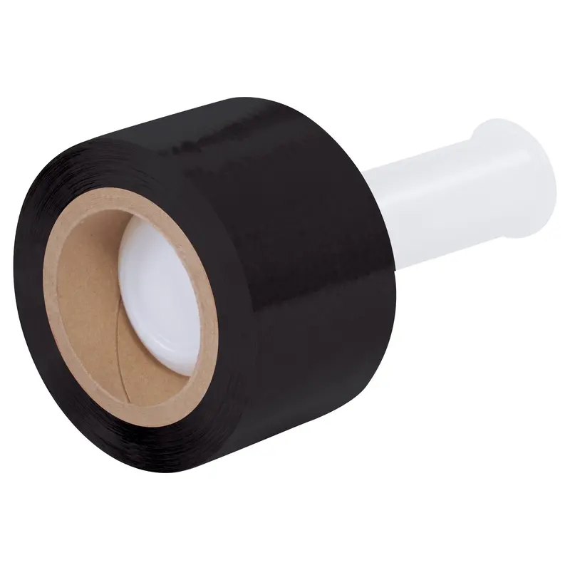 3" x  80 Gauge x 1000' Black Bundling Stretch Film (TNB303BLACK) Case Of 18