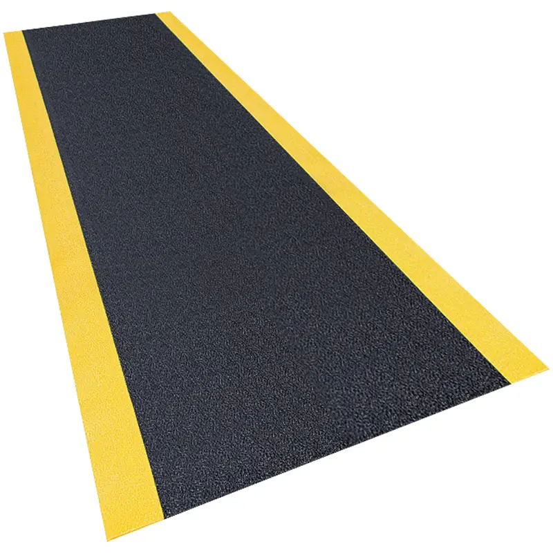 3 x 8' Black/Yellow Premium Anti-Fatigue Mat (MAT264BY) Each