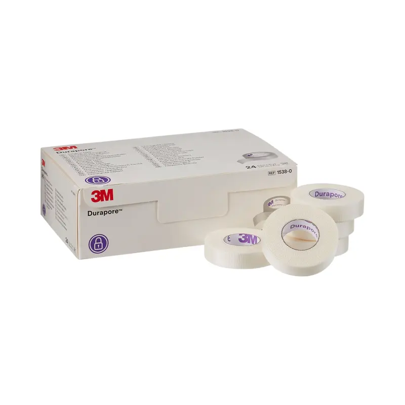 3M Durapore Medical Tape White 1/2 Inch X 10 Yard Silk-Like Cloth NonSterile (5774_RL) 1/RL