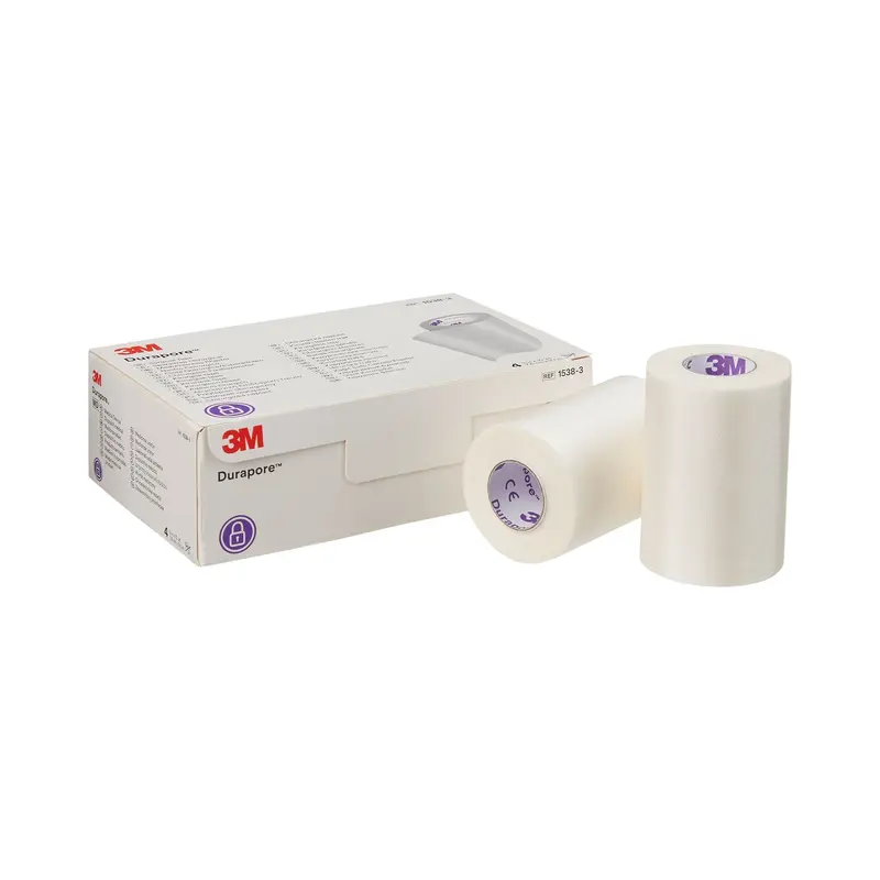 3M Durapore Medical Tape White 3 Inch X 10 Yard Silk-Like Cloth NonSterile (5777_CS) 40/CS