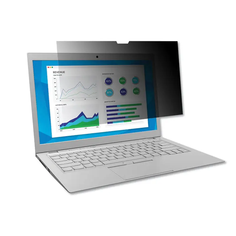3M Frameless Blackout Privacy Filter for 13.3" Widescreen Laptop, 16:9 Aspect Ratio (MMMPF133W9B) Each