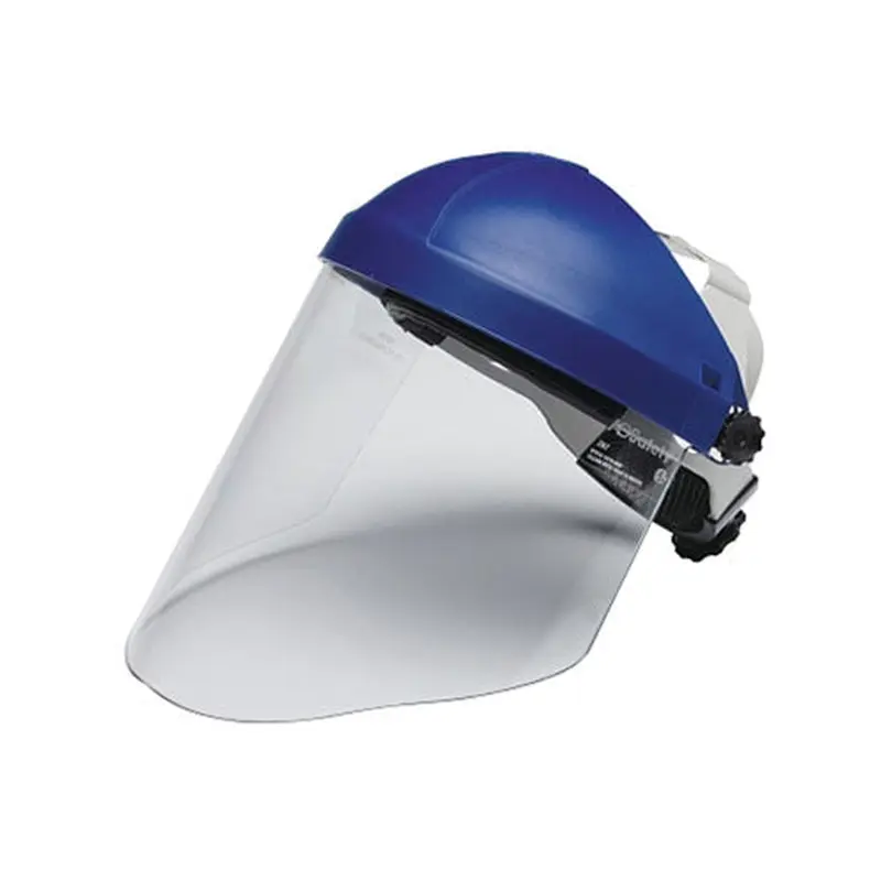 3M Ratchet Headgear H8A with 3M Clear Polycarbonate Faceshield WP96, Uncoated, Clear, 9 in L x 14 in H (247-82783-00000) Each