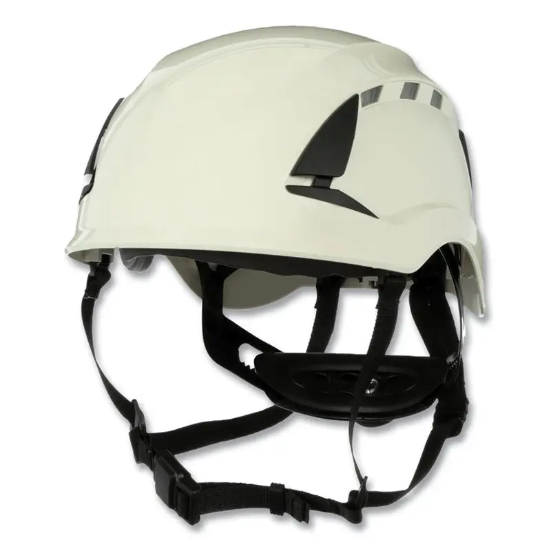 3M SecureFit X5000 Series Safety Helmet, Vented, 6-Point Pressure Diffusion Ratchet Suspension, White (MMMX5001VANSI) Each