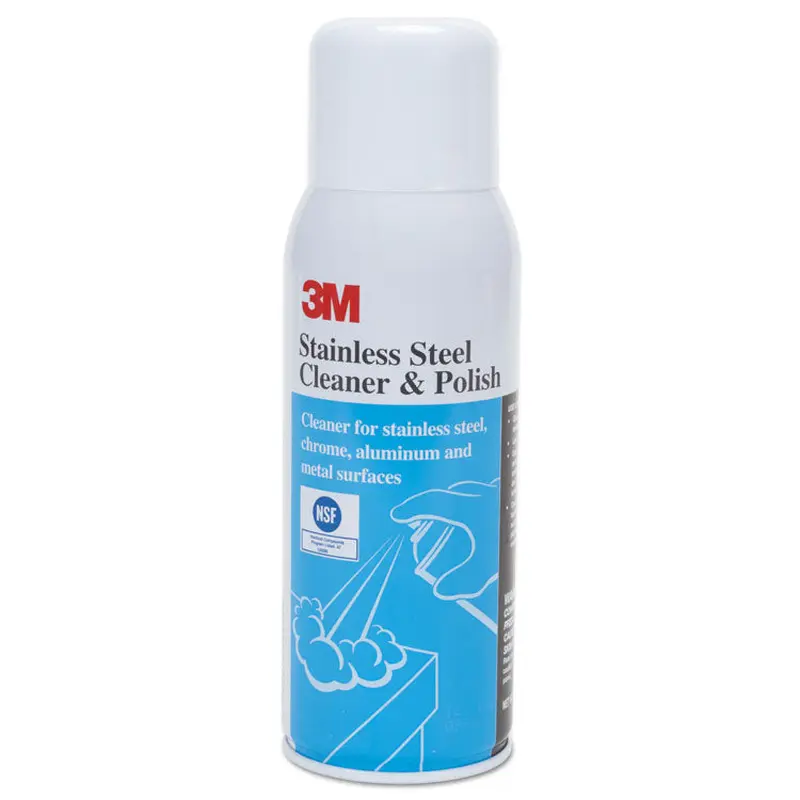 3M Stainless Steel Cleaner and Polish, Lime Scent, 10 oz Aerosol Spray (MMM59158) Each