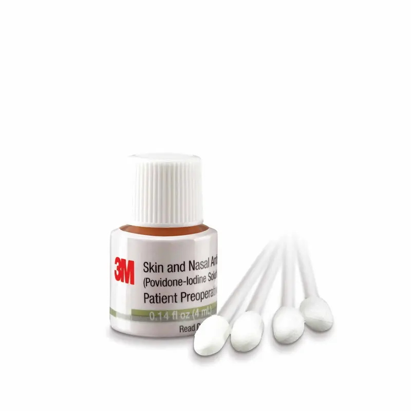 3M Skin and Nasal Antiseptic 4 mL Bottle 5% Strength Povidone-Iodine NonSterile (739993_BX) 12/BX