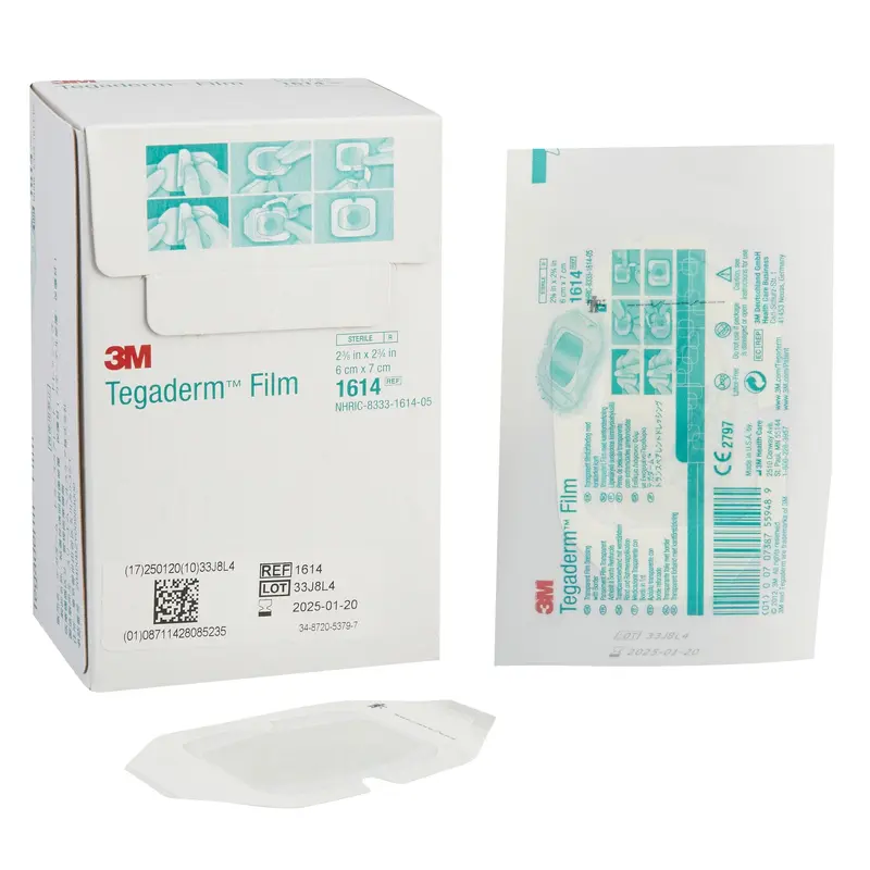 3M Tegaderm Transparent Film Dressing 2-3/8 X 2-3/4 Inch Frame Style Delivery Rectangle Sterile (468778_BX) 100/BX