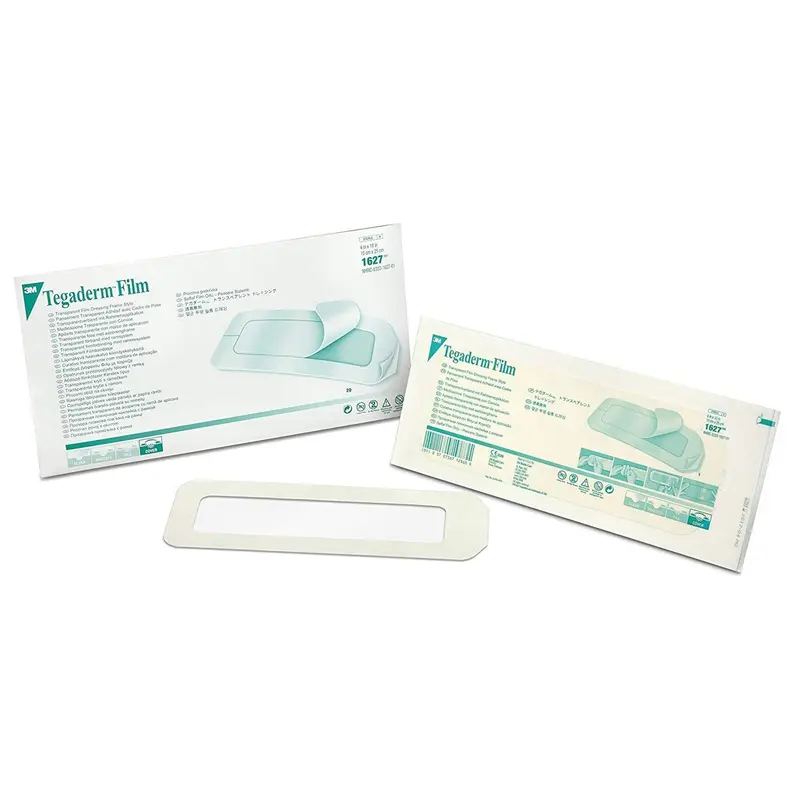 3M Tegaderm Transparent Film Dressing 4 X 10 Inch Frame Style Delivery Rectangle Sterile (124293_EA) 1/EA