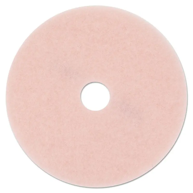3M Ultra High-Speed Eraser Floor Burnishing Pad 3600, 27" Diameter, Pink, 5/Carton (MMM25863) 1 Case