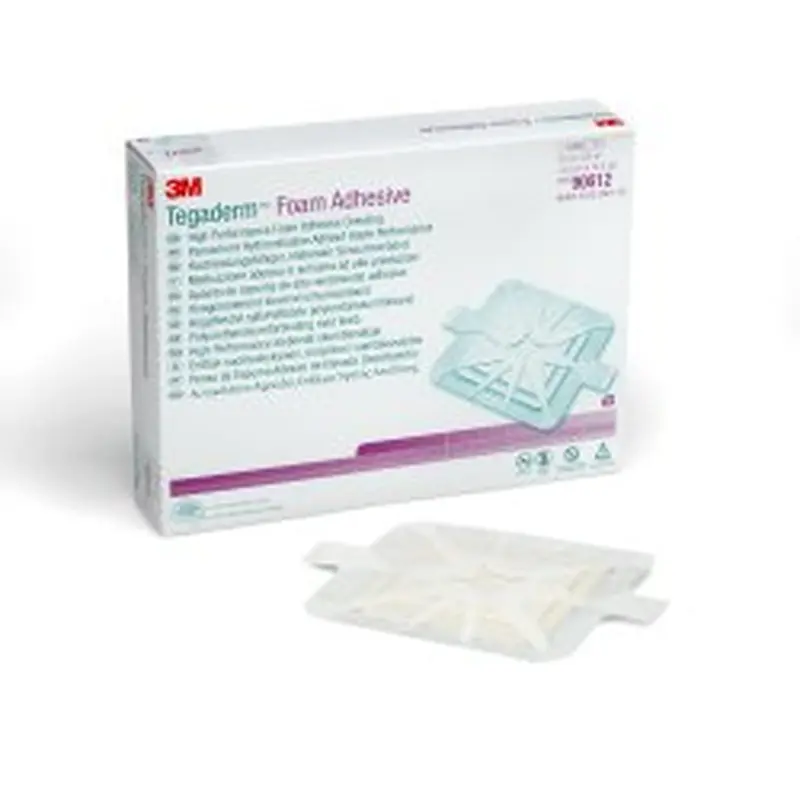 3M Tegaderm High Performance Foam Dressing 5-5/8 X 5-5/8 Inch With Border Film Backing Acrylic Adhesive Square Sterile (459259_EA) 1/EA