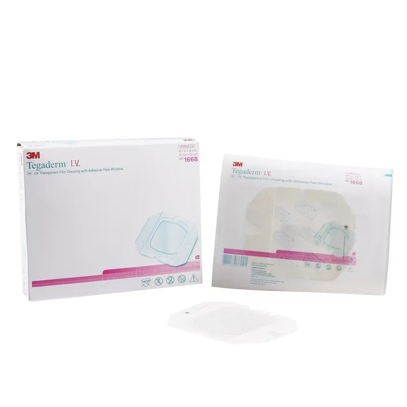 3M Tegaderm I.V. Dressing Film 4-3/4 X 4-3/4 Inch Sterile (999387_CS) 4/CS