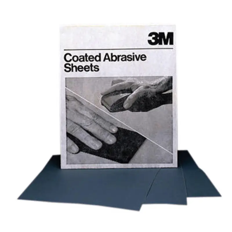 3M Wetordry Abrasive Sheets 413Q, Silicon Carbide Paper, 180 Grit, 9 in x 11 in (405-051144-02014) Pack of 50