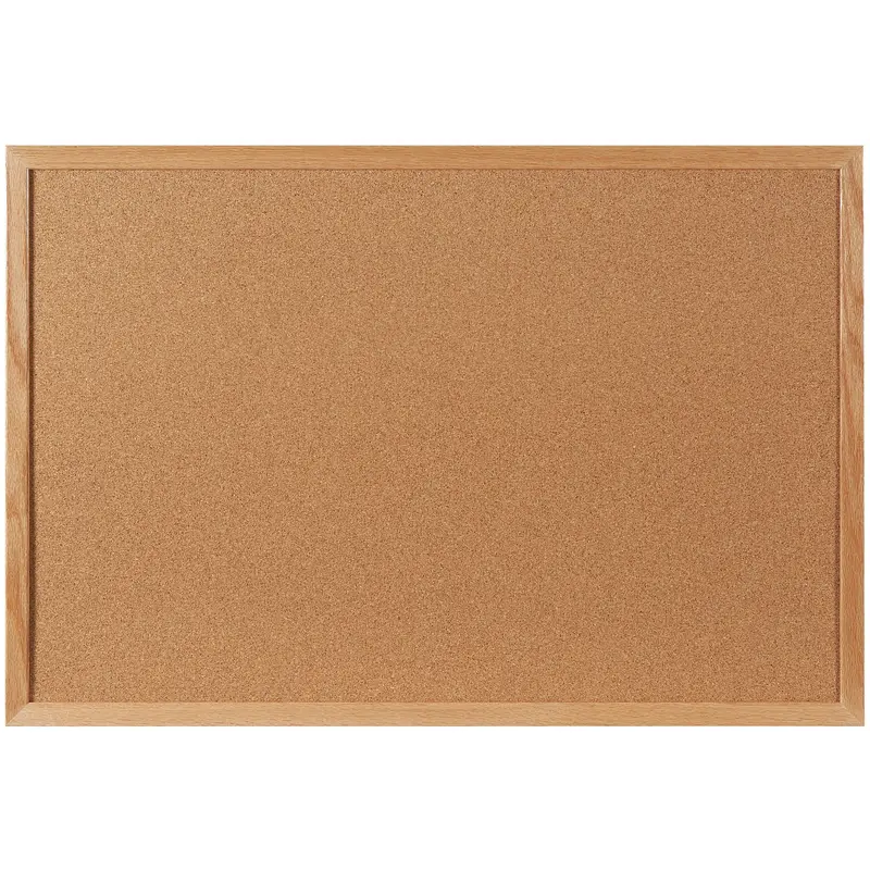 4 x 3' Cork Board with Oak Frame (BCW4836) Each