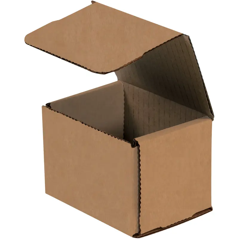 4 x 3 x 3" Kraft Corrugated Mailers (M433K) Bundle Of 50
