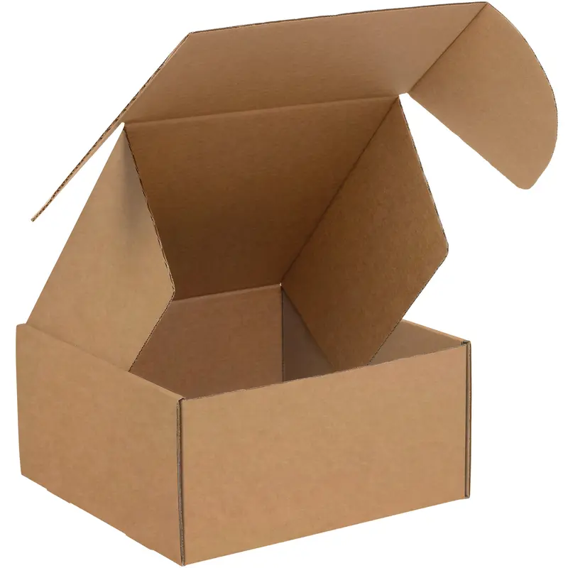 4 x 4 x 4" Kraft Deluxe Literature Mailer (MFL444K) Bundle Of 50