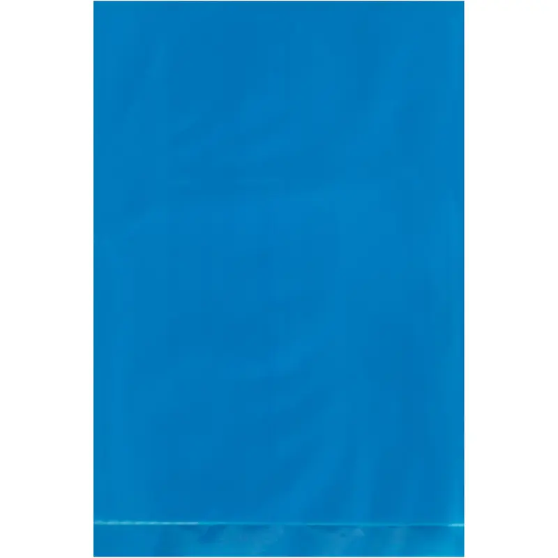 4 x 6" - 2 Mil Blue Flat Poly Bags (PB390BL) Case Of 1000