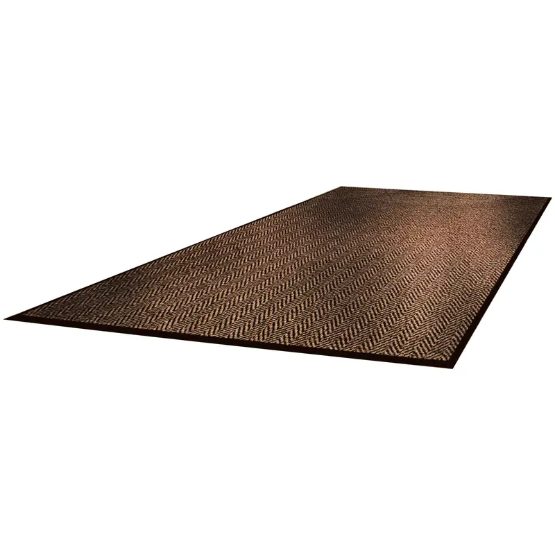 4 x 6' Brown Superior Vinyl Carpet Mat (MAT416BR) Each