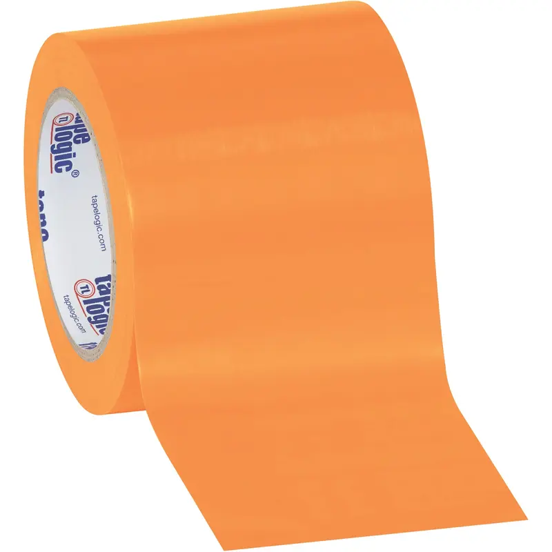 4" x 36 yds. Orange Tape Logic Solid Vinyl Safety Tape (T9436O) Case Of 12