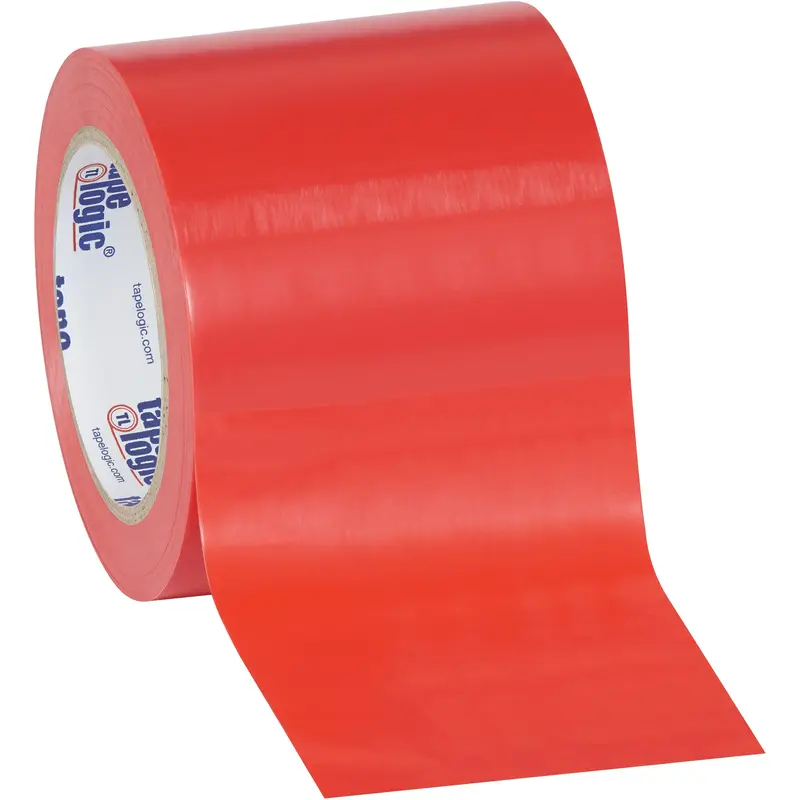 4" x 36 yds. Red (3 Pack) Tape Logic Solid Vinyl Safety Tape (T94363PKR) Case Of 3