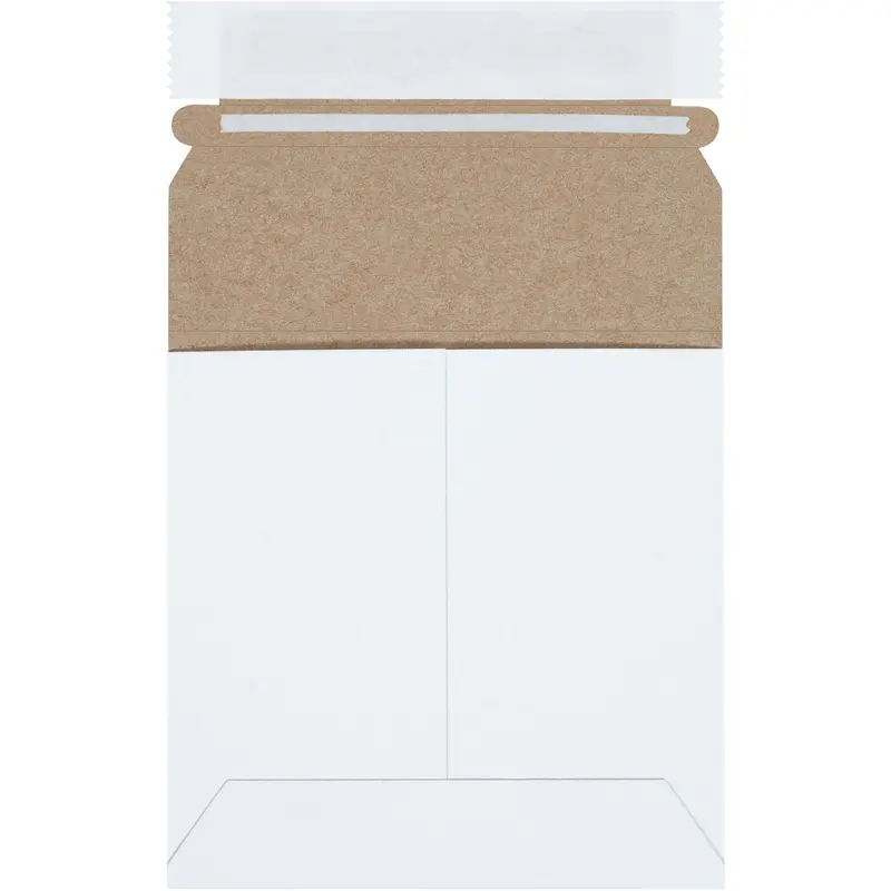 5 1/8 x 5 1/8" White Self-Seal Stayflats Plus Mailers (RM8SS) Case Of 200