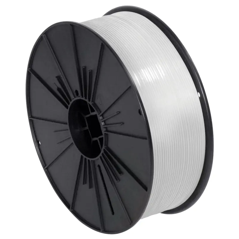 5/32" x 7000' White Plastic Twist Tie Spool (PLTS532W) Each