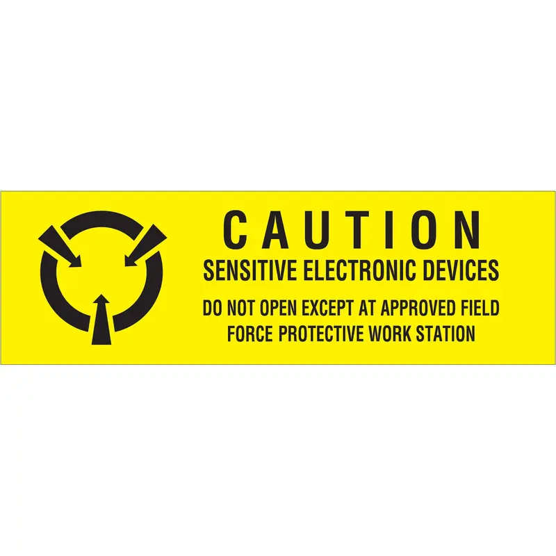 5/8 x 2" - "Sensitive Electronic Devices" Labels (DL9040) Roll Of 500