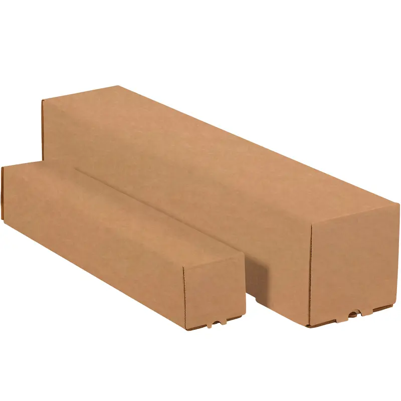 5 x 5 x 18" Kraft Square Mailing Tubes (M5518K) Bundle Of 25