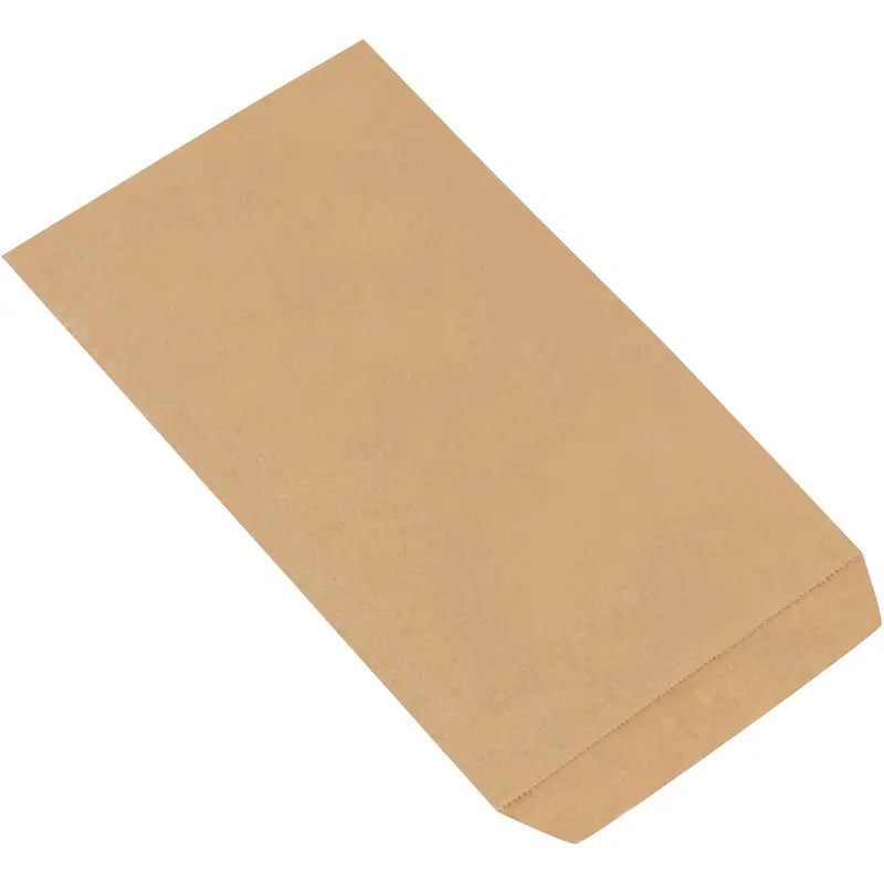 5 x 7 1/2" Kraft Flat Merchandise Bags (BGM100K) Case Of 4000