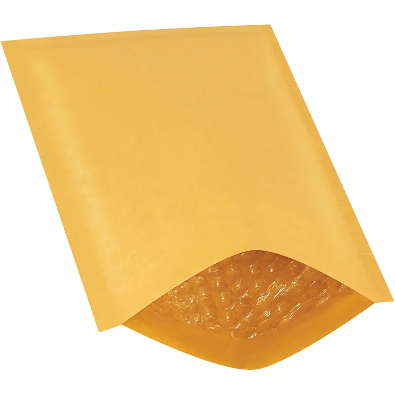 6 x 10" Kraft #0 Heat-Seal Bubble Mailers (B853) Case Of 250