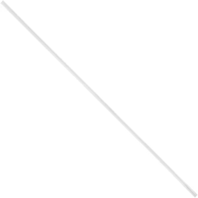 6 x 5/32" White Plastic Twist Ties (PLT6W) Case Of 2000