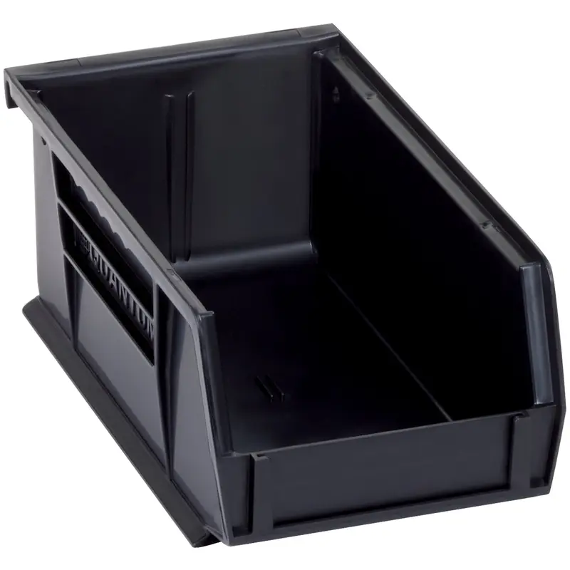 7 3/8 x 4 1/8 x 3" Black Conductive Bin Boxes (BINC110) Case Of 24