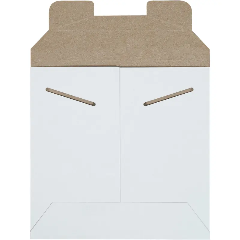 6 x 6" White Stayflats Mailers (RM9) Case Of 200